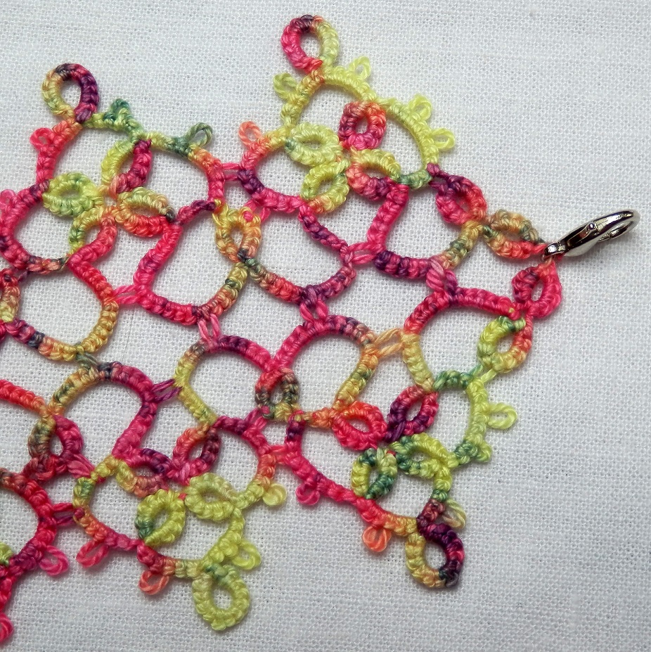 frivolitková souprava - Jarní louka