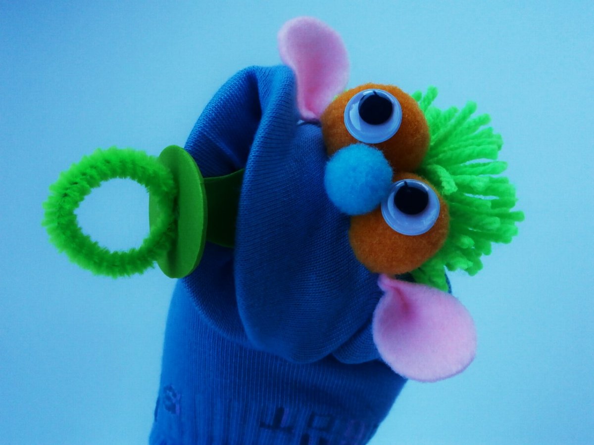 Maňásek ponožkáček.č.375