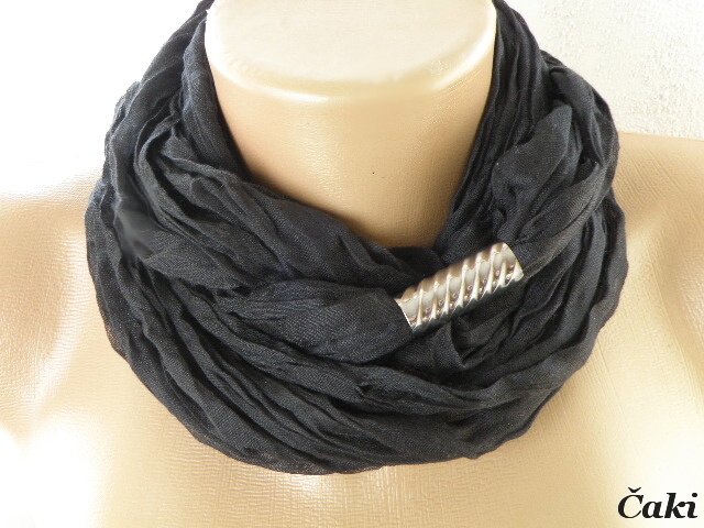 Šála s nerezovou spirálkou