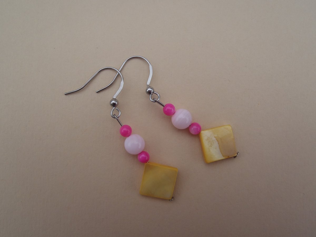 žlutorůžové perleťové, chirurgická ocel