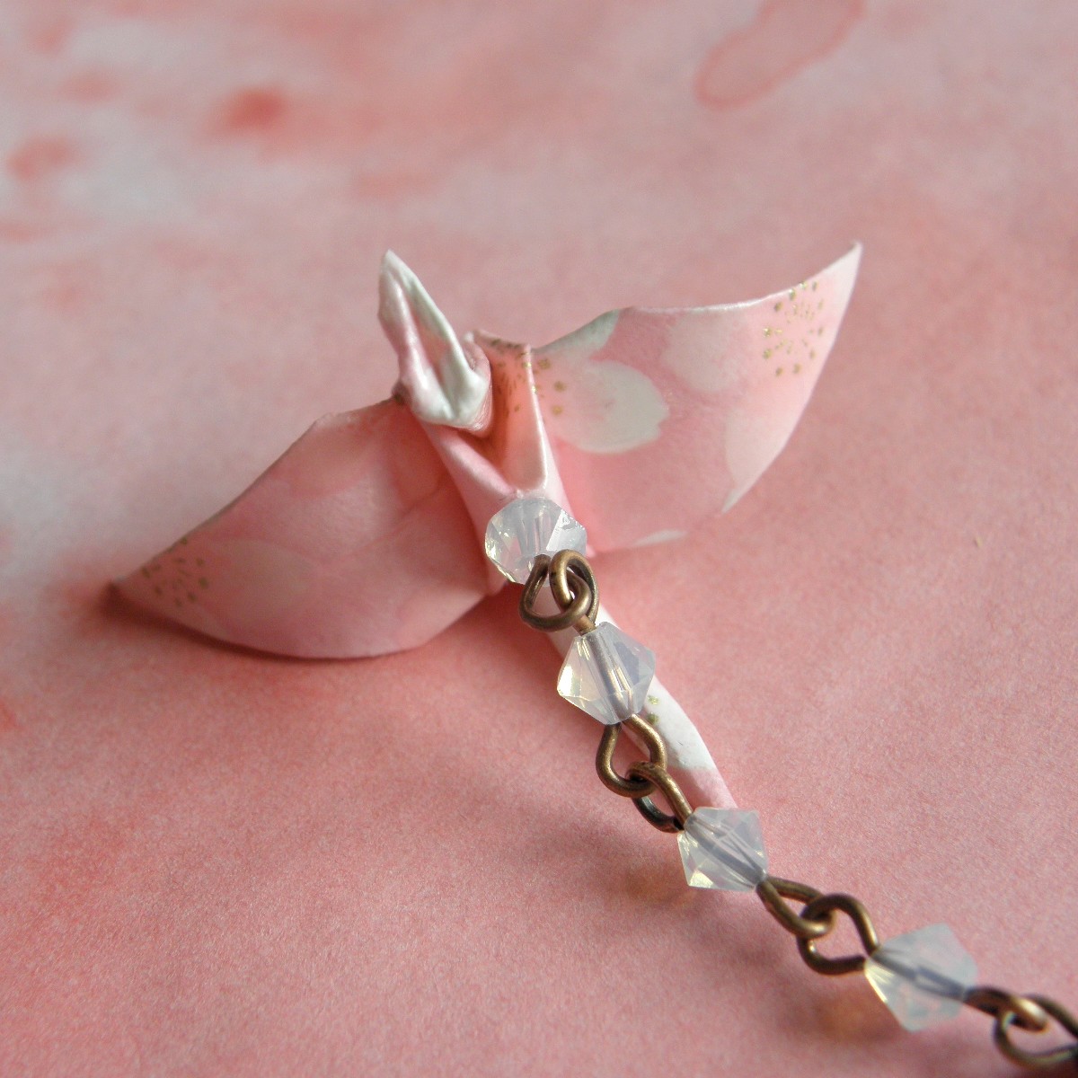 - něžné origami náušnice -