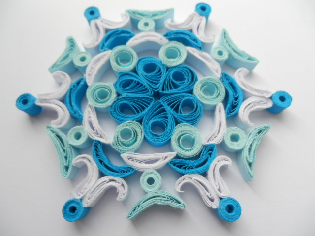 sněhová vločka na zavěšení