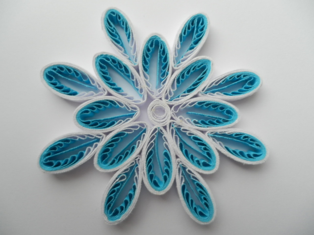 sněhová vločka na zavěšení