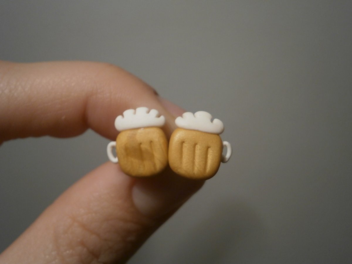 Náušnice pivíčka