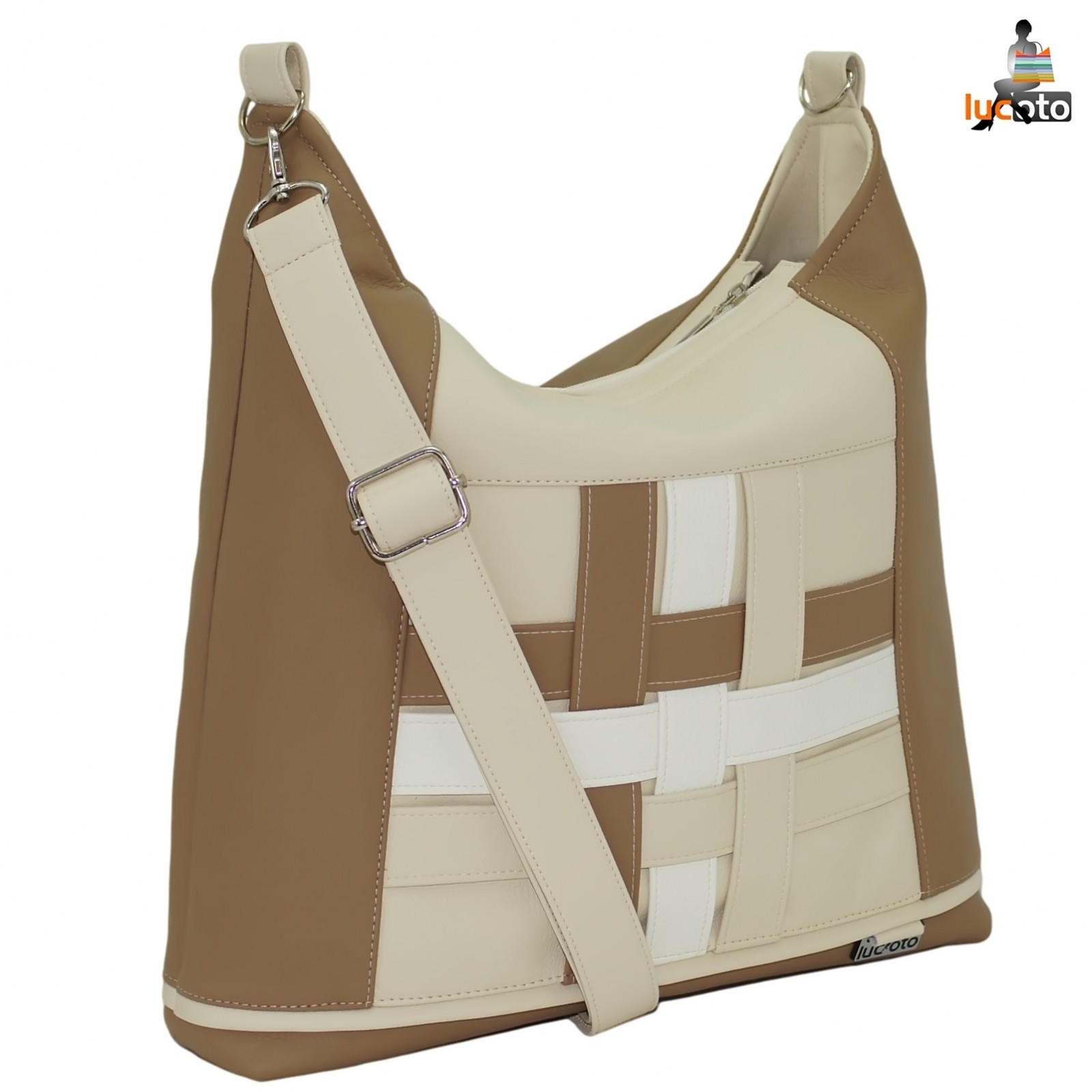Bagbi beige and brown