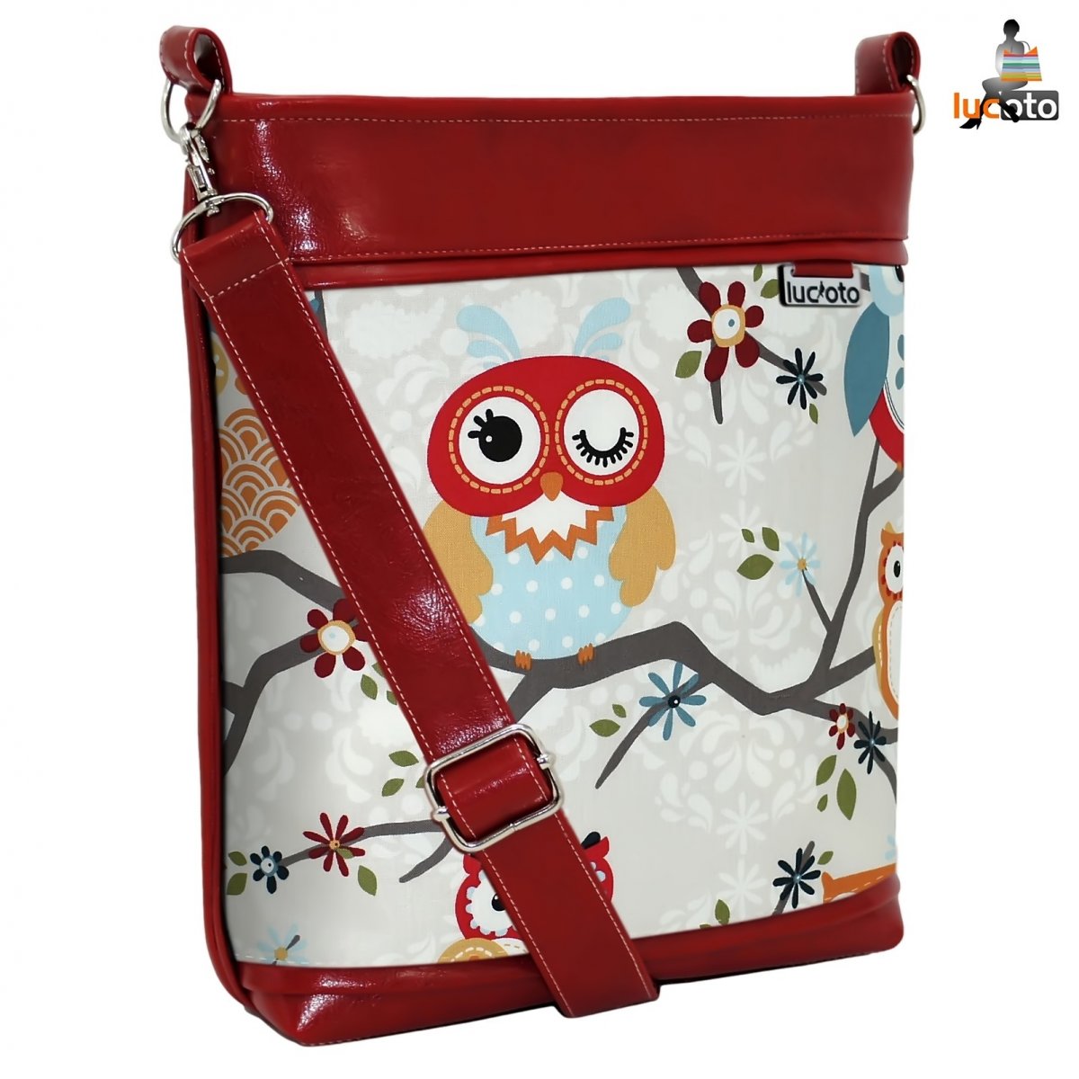 Sandra Owl on branch red