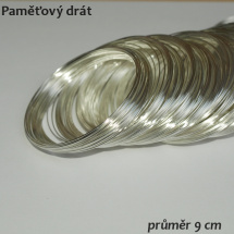 Paměťový drát - průměr 9 cm 