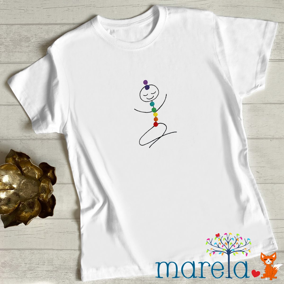 Pánské čakrové tričko  Medituji :)