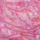 Velký látkový panel Alfons Mucha - růžový