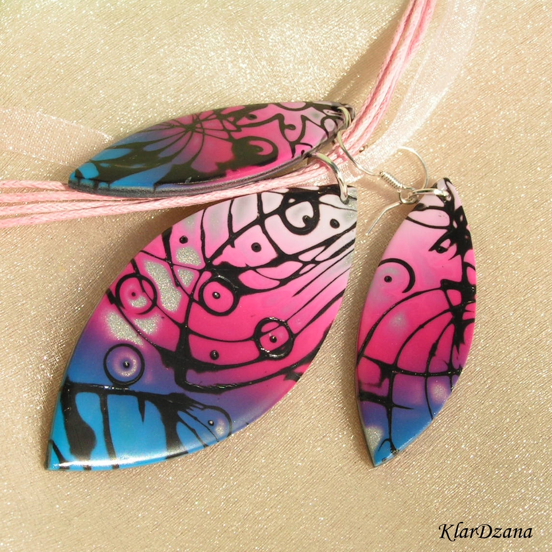 Souprava Pauline - lístky