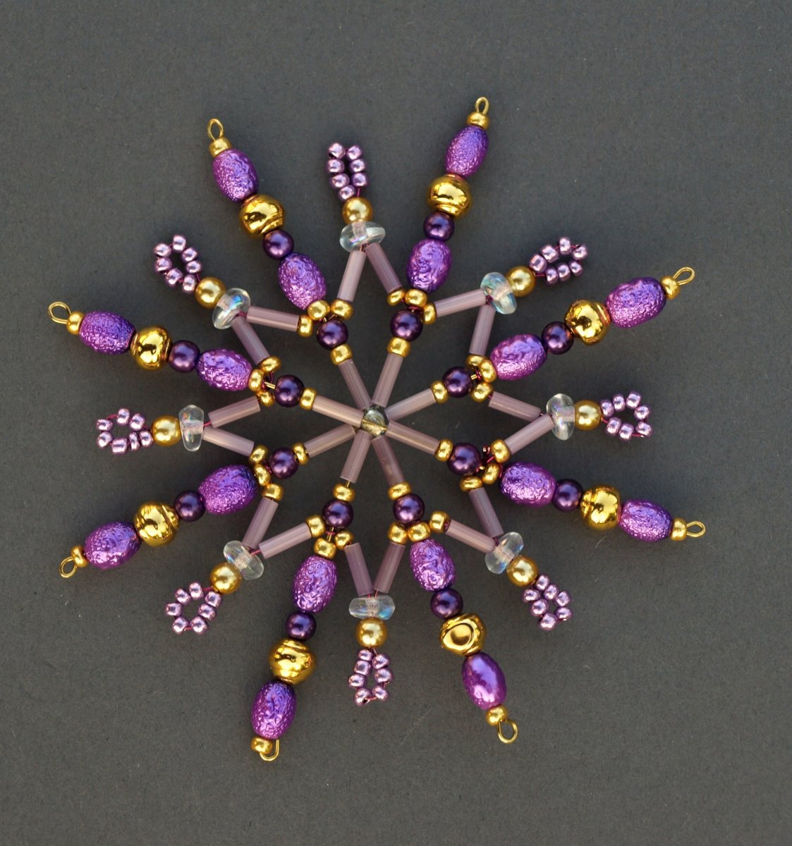 korálková vánoční hvězda