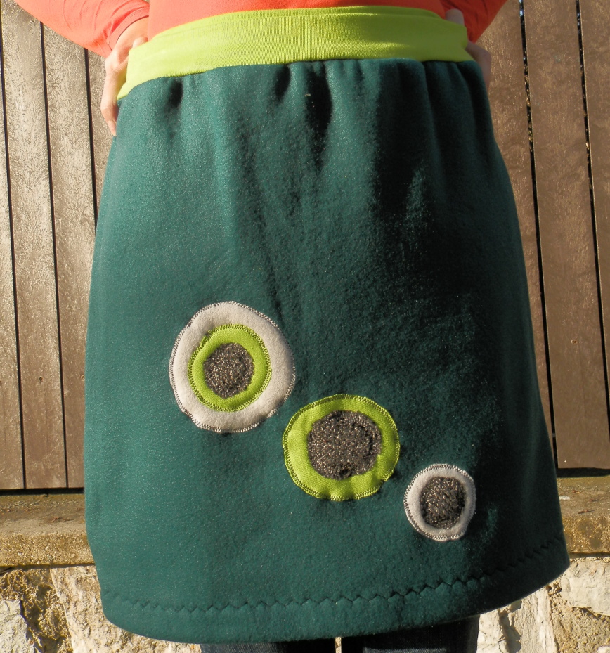 zelená flísová-flees ,S/M/L