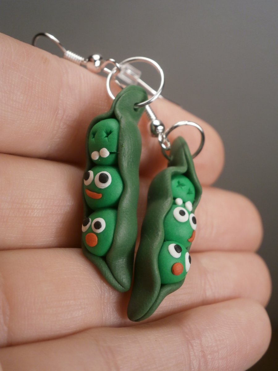 Náušnice hráškové