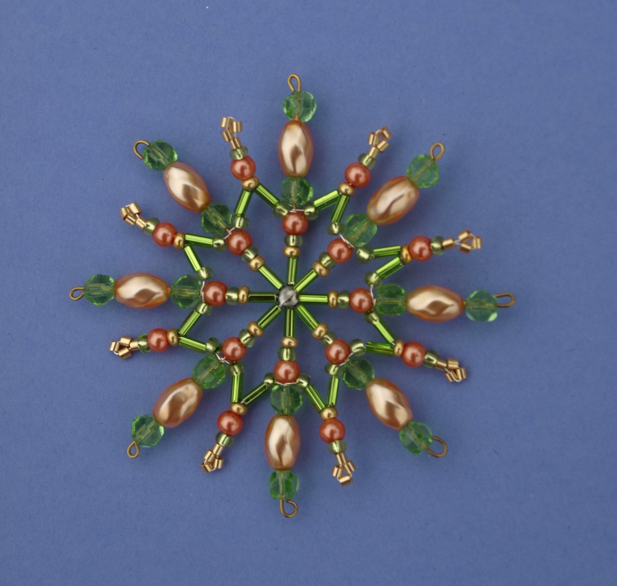 Korálková vánoční hvězda malá