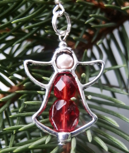 záložka - Andělská červená