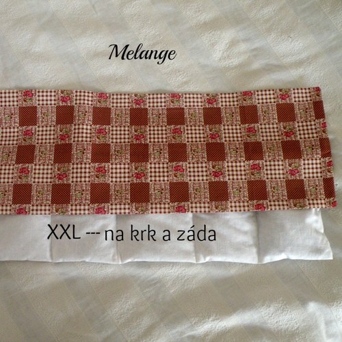 Dlouhý kostičkový hnědý- kouzelný pás XXL