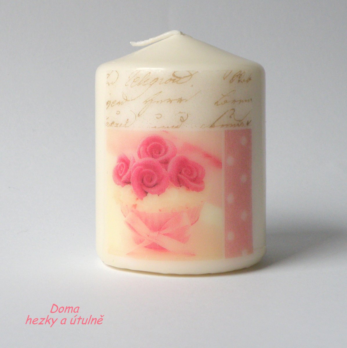 Svíčka Romantická růže
