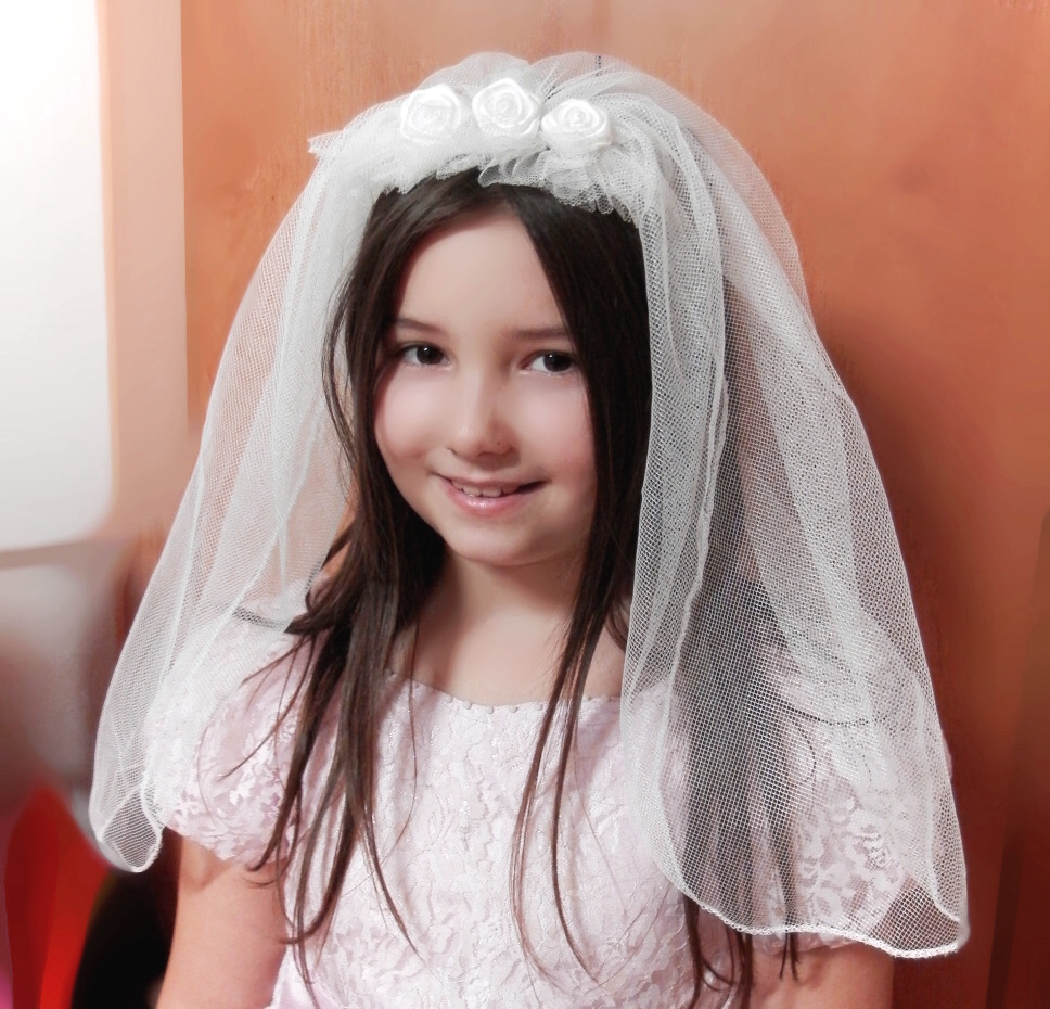 závoj zakázka-délka 60cm dvojitý