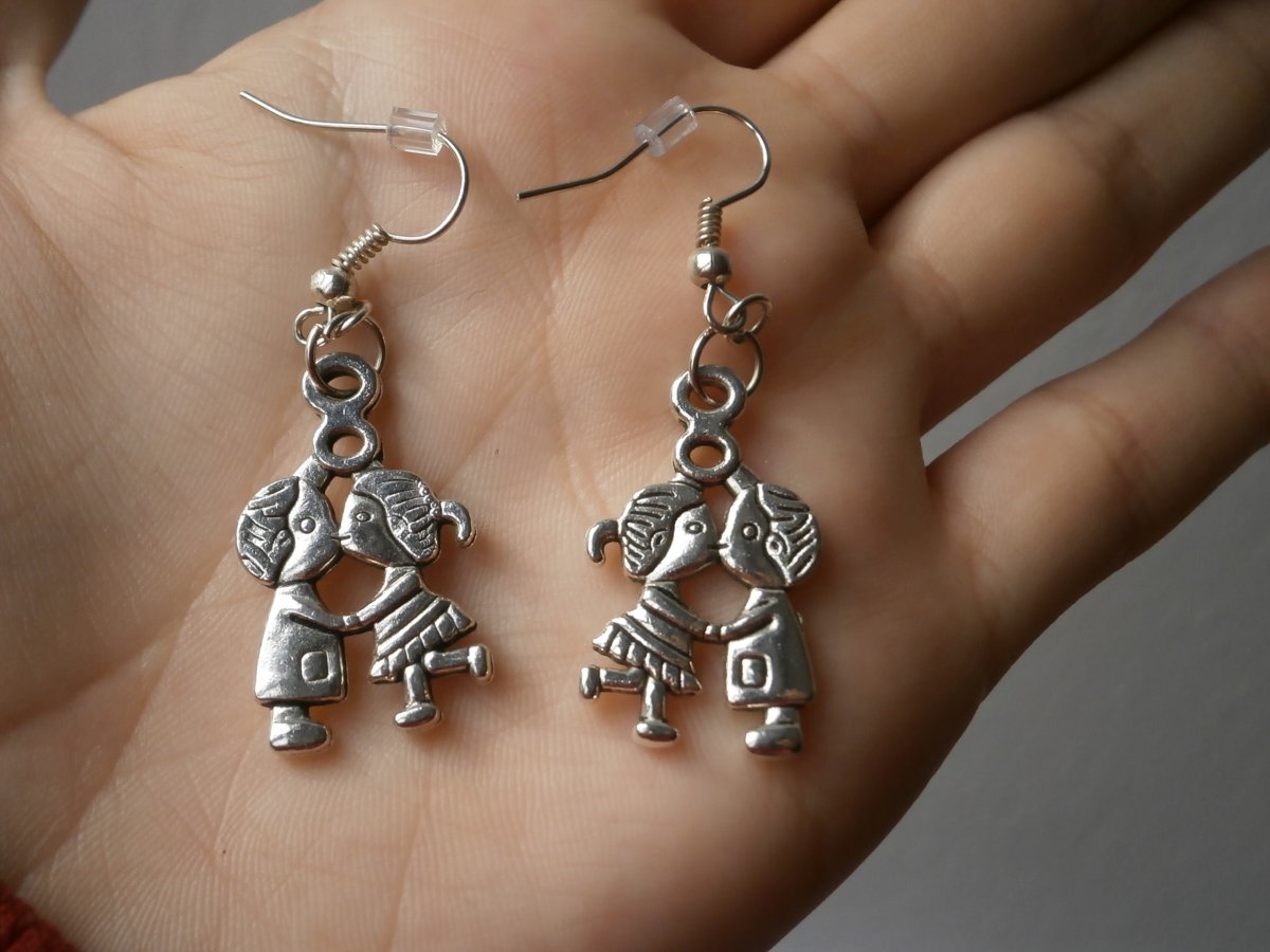 Náušnice holka a kluk