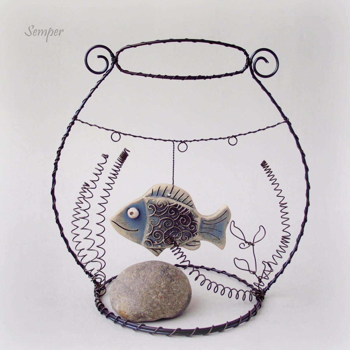 Drátované akvárko na přání