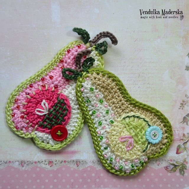 Návod na háčkovanou hrušku