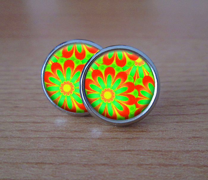 COOL PECKY - Zelené kytky