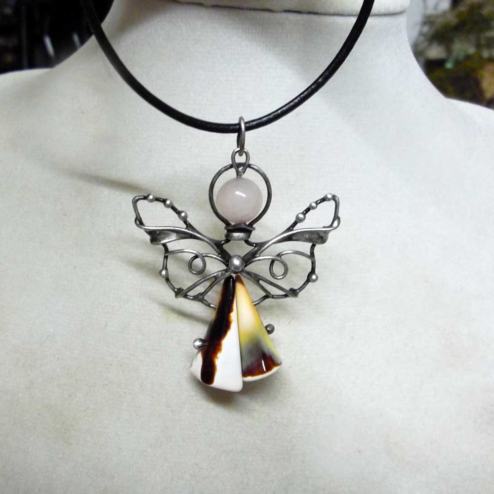 Andílek - perleť,růženín