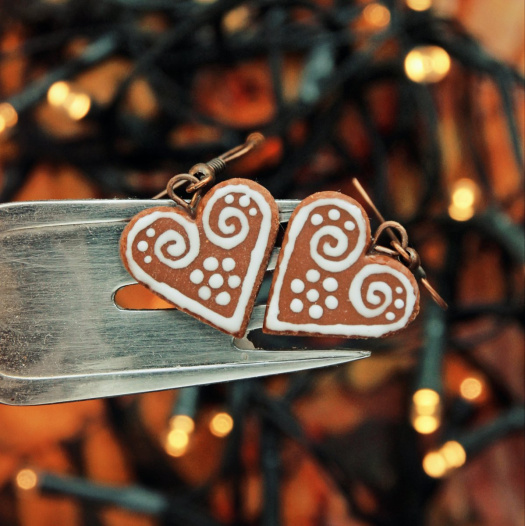Perníková srdíčka (měděné háčky)