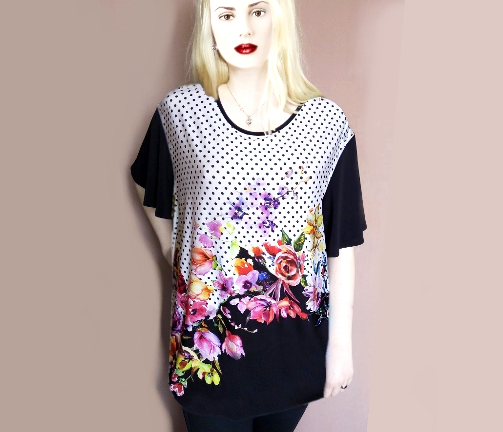 Tričko Dot & Flowers