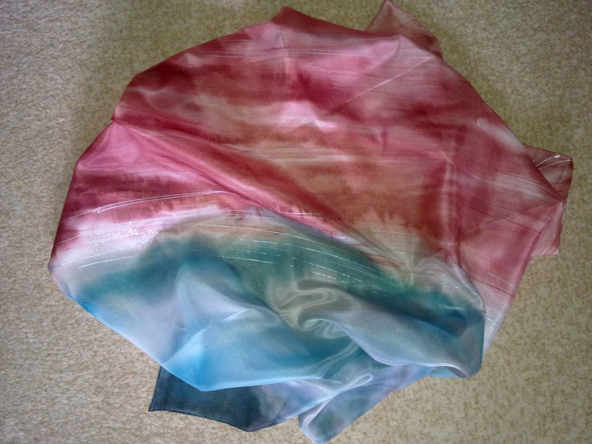 100% hedvání šátek 74 x74 cm 