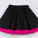 FuFu sukně černá s pink spodničkou