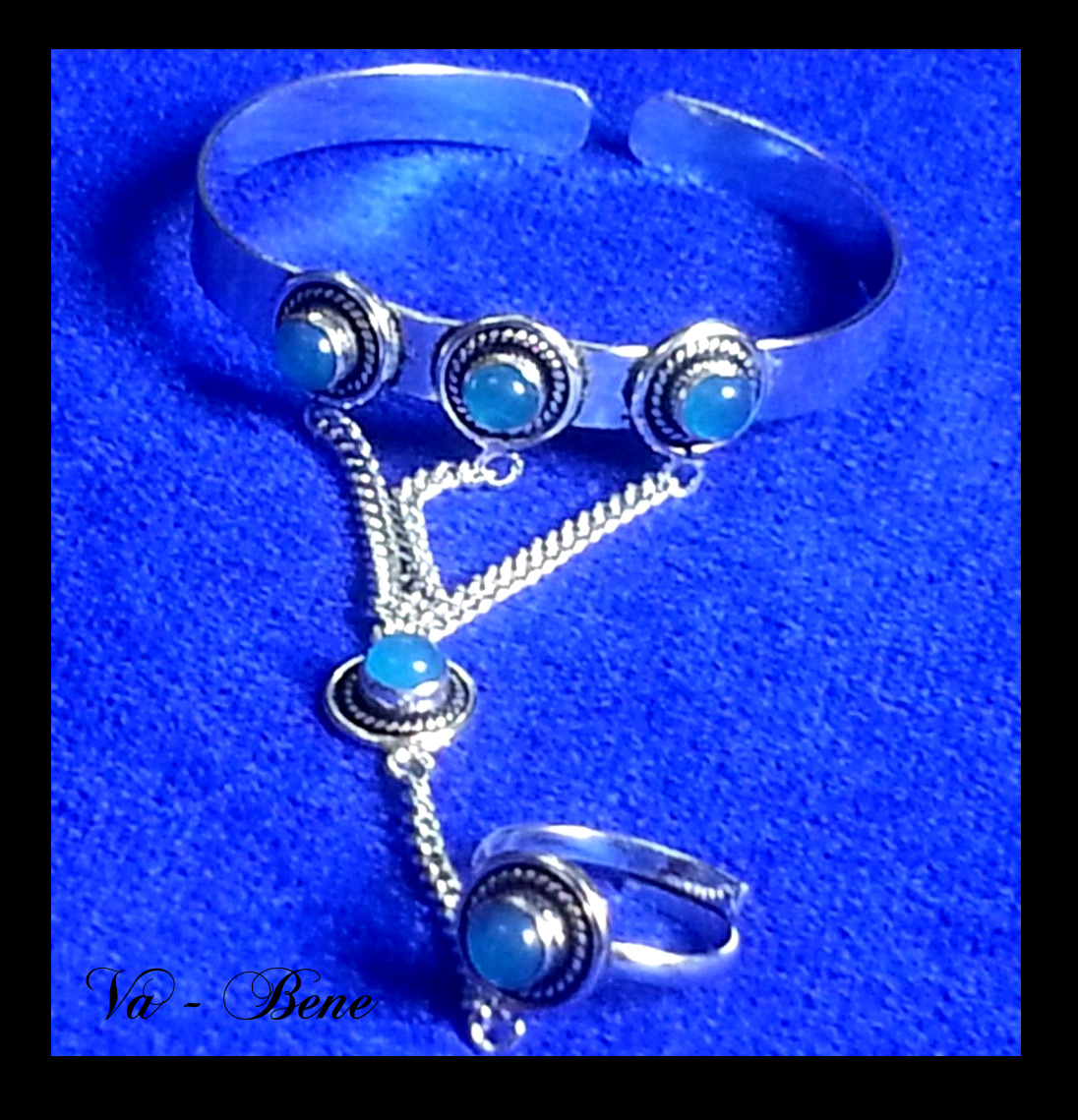 Náramek s prstýnkem stříbro 925