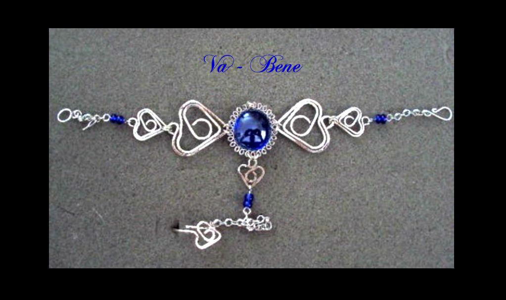 Náramek s prstýnkem - alpaka