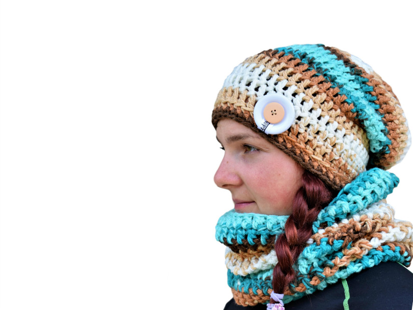 Ledova SET ČEPICE A NÁKRČNÍKU 1681