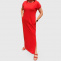 Dlouhé šaty - barva červená S -  XXXL
