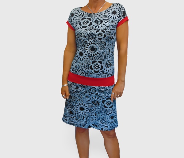 Šaty omalovánka S - XXXL