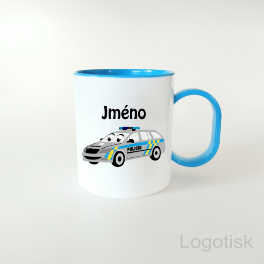 Plastový hrníček pro děti potisk SANITKA se jménem