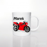 Plastový hrníček pro děti MOTORKA se jménem