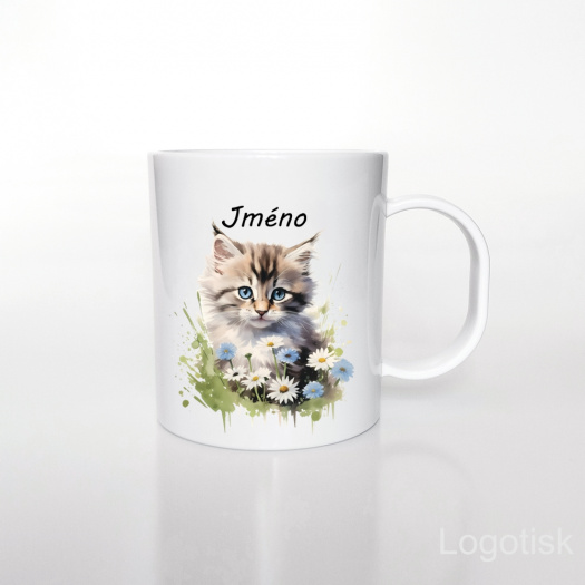 Plastový hrníček pro děti MOUREK se jménem