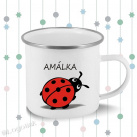 Plechový hrnek potisk Beruška se jménem