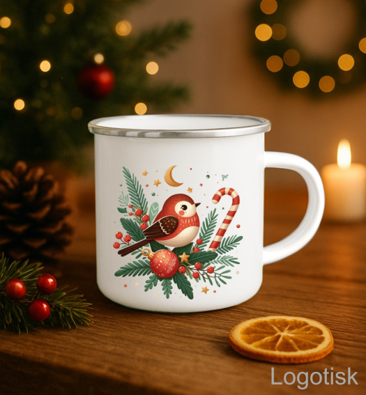 Plechový hrnek PTÁČEK se jménem