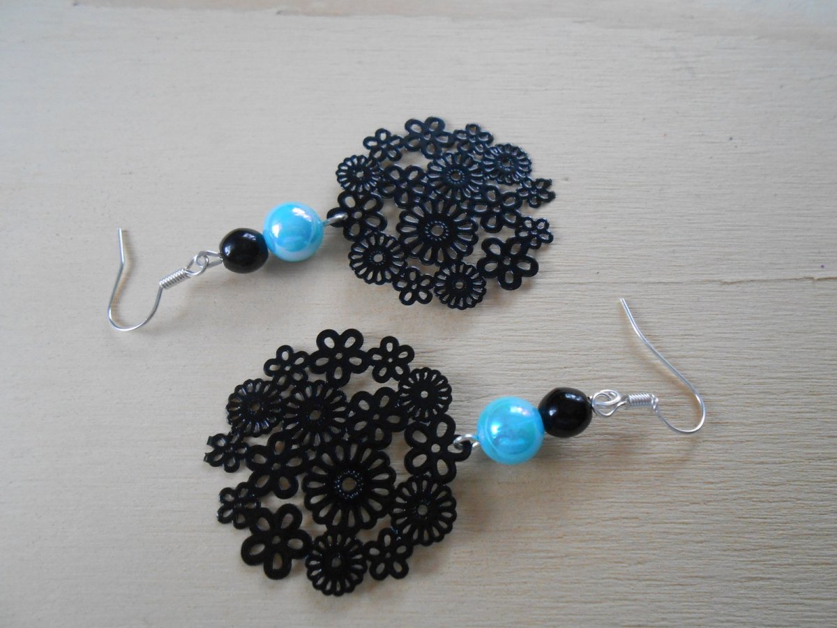 Náušnice černé (88/15)