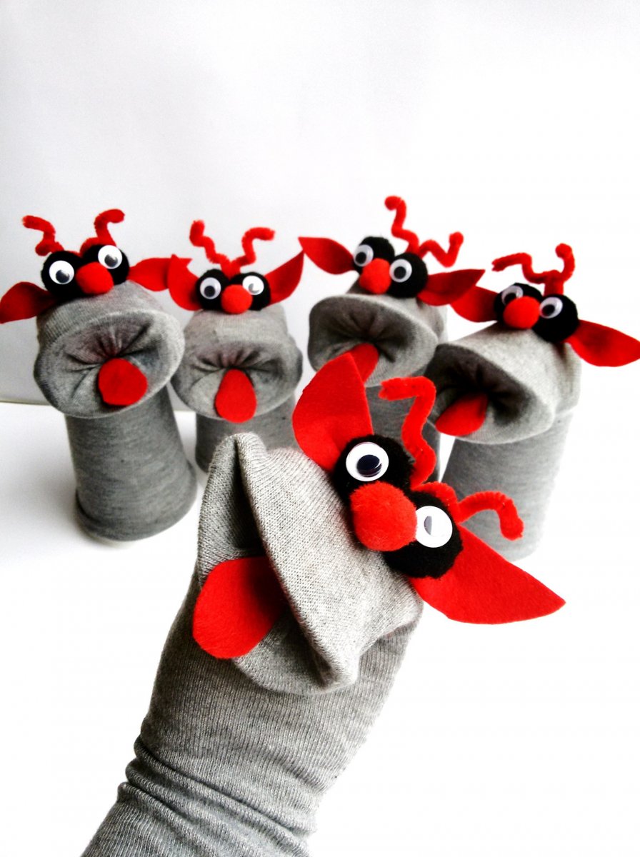 Maňásek ponožkáček ČERT . č.922