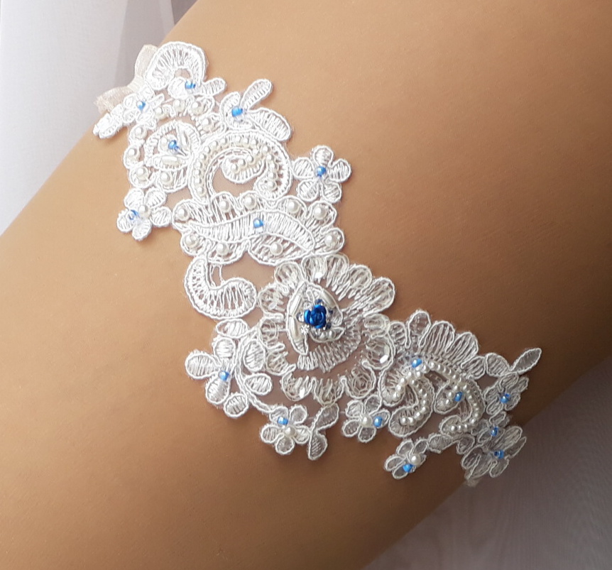 SVATEBNÍ PODVAZEK ivory