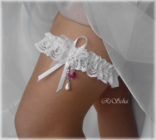 PODVAZEK - Fuchsia Swarovski