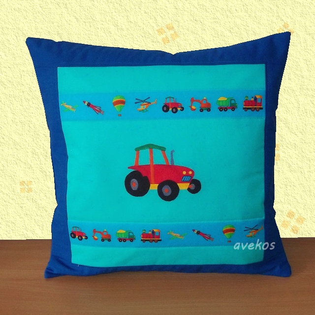 Povlak na polštář 40 x 40 cm - Traktor