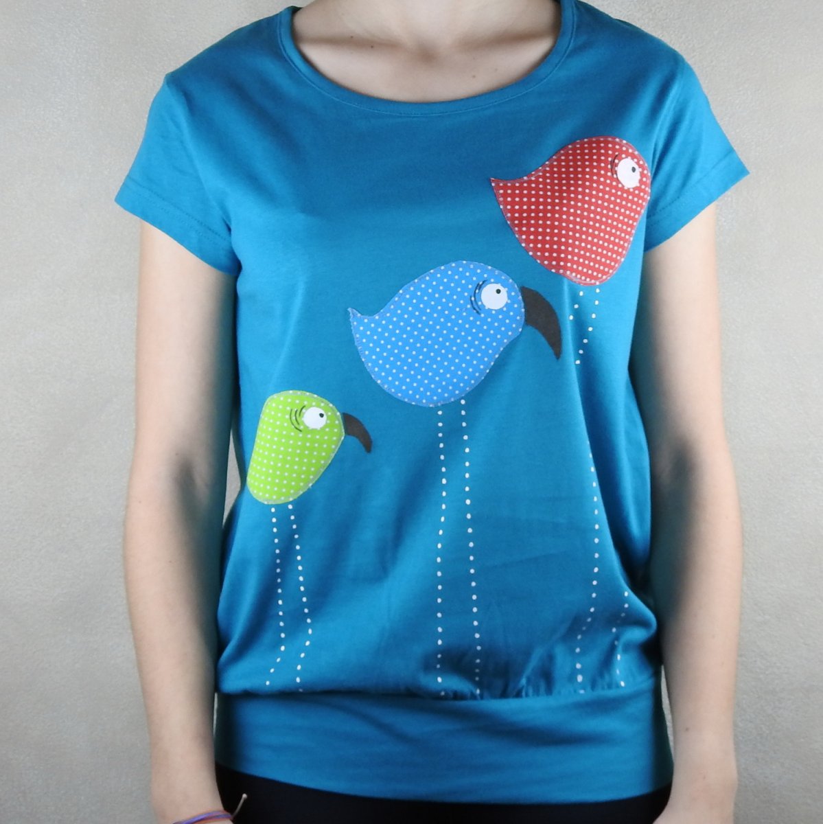 Ptačí dámské tričko