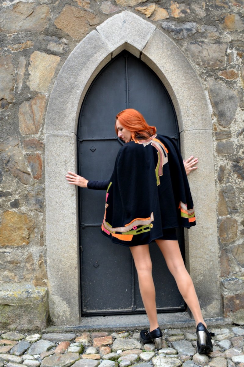 Pončo s vůní pomerančového punče / velikost UNI