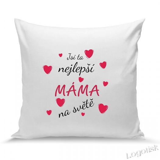 Polštář s potiskem Nejlepší MÁMA