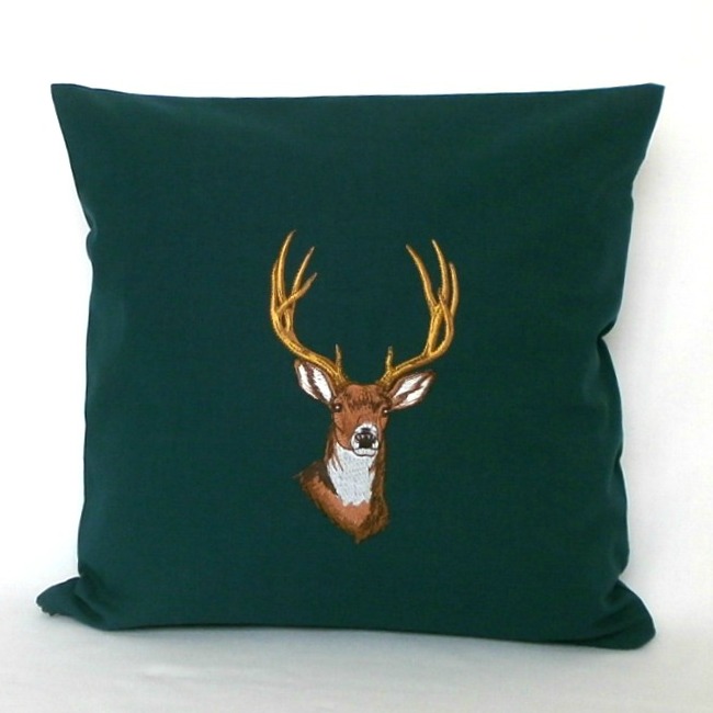 Polštářek "lovecký s jelenem"